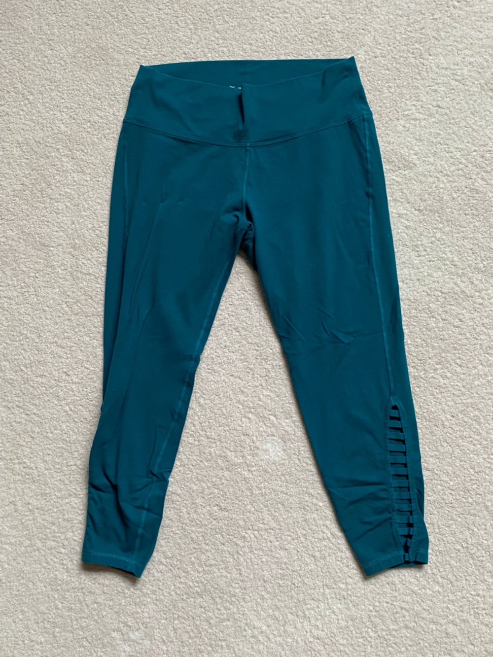 Old Navy Teal Blue Women’s Athletic Balance Leggings with Side Detail - Size XL